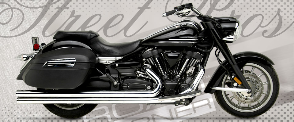 Yamaha Stratoliner 1900  2006-11 - Roadburner 2.5 inch Street Pros