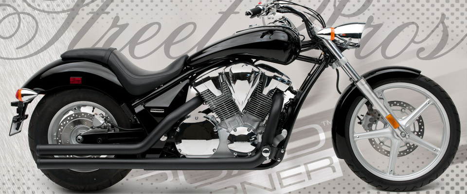 Honda Sabre VT1300CS 2010-11 - Roadburner 2.5 inch Street Pros