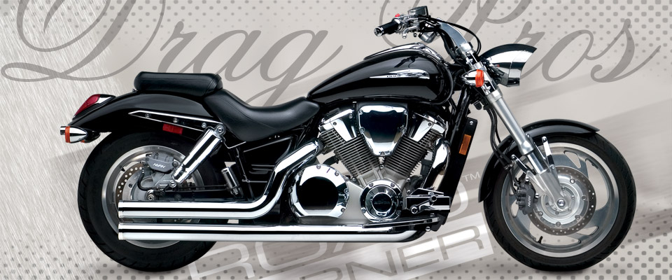 Honda VTX1800C 2002-10 - Roadburner 3 inch Drag Pros